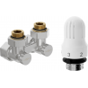 Mexen G04 set de thermostat à deux tubes DN50, angle 1/2"x16 mm, nickel - W911-016-948-01