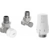 Mexen G01 ensemble thermostatique angulaire, nickel - W913-012-918-01