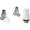 Mexen G02 ensemble thermostatique angulaire, nickel - W913-012-928-01