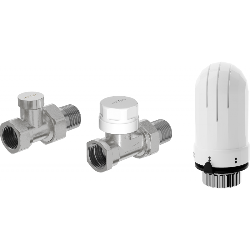 Mexen G03 ensemble thermostatique droit, nickel - W914-012-938-01