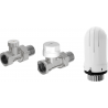 Mexen G03 ensemble thermostatique droit, nickel - W914-012-938-01