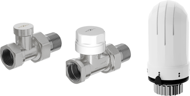 Mexen G03 ensemble thermostatique droit, nickel - W914-012-938-01