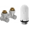 Mexen G03 ensemble thermostatique à deux tuyaux DN50, d'angle 1/2"x3/4", nickel - W911-012-938-01