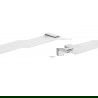 Mexen Lea étagère murale en verre, Chrome - 7026037-00