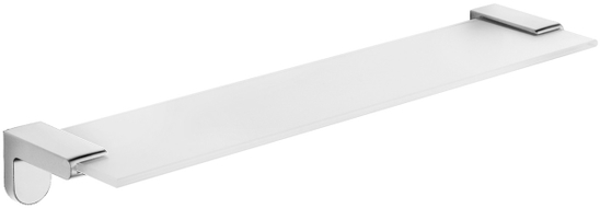Mexen Lea étagère murale en verre, chromée - 7026037-00