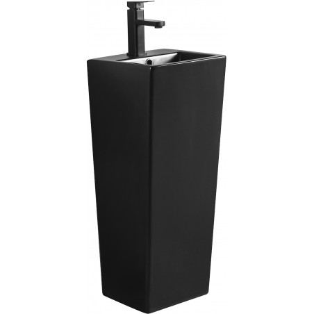 Mexen Sira lavabo autoportant 34 x 32 cm, noir mat - 26023370