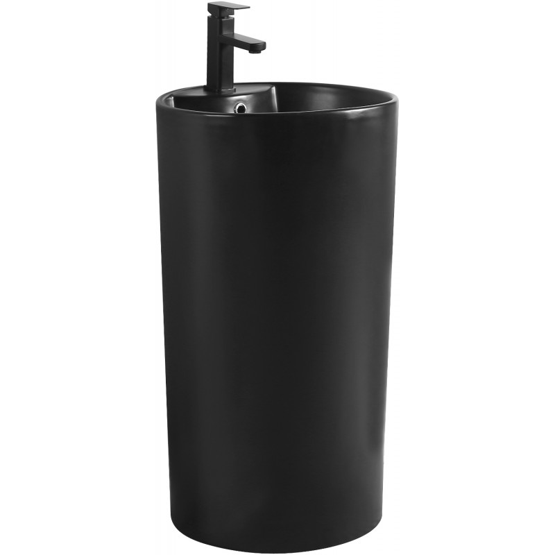 Mexen Mana lavabo autoportant 46 x 46 cm, noir mat - 26074670