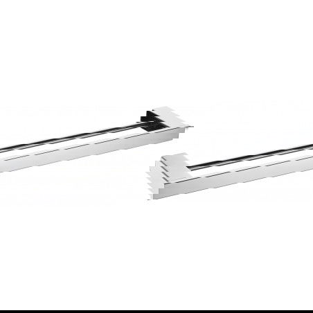 Mexen Pavo double porte-serviettes, Chrome - 7030425-00