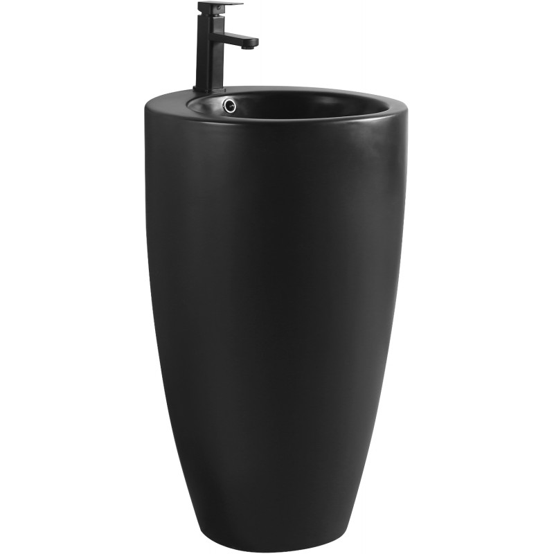 Mexen Alona lavabo autoportant 50 x 50 cm, noir mat - 26094870
