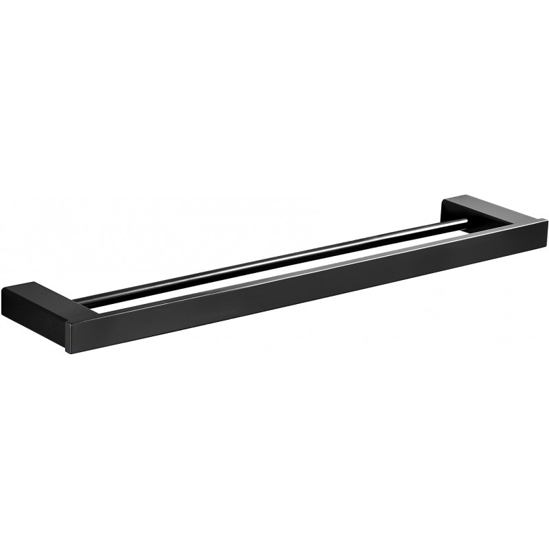 Mexen Pavo support double pour serviettes, noir - 7030425-70