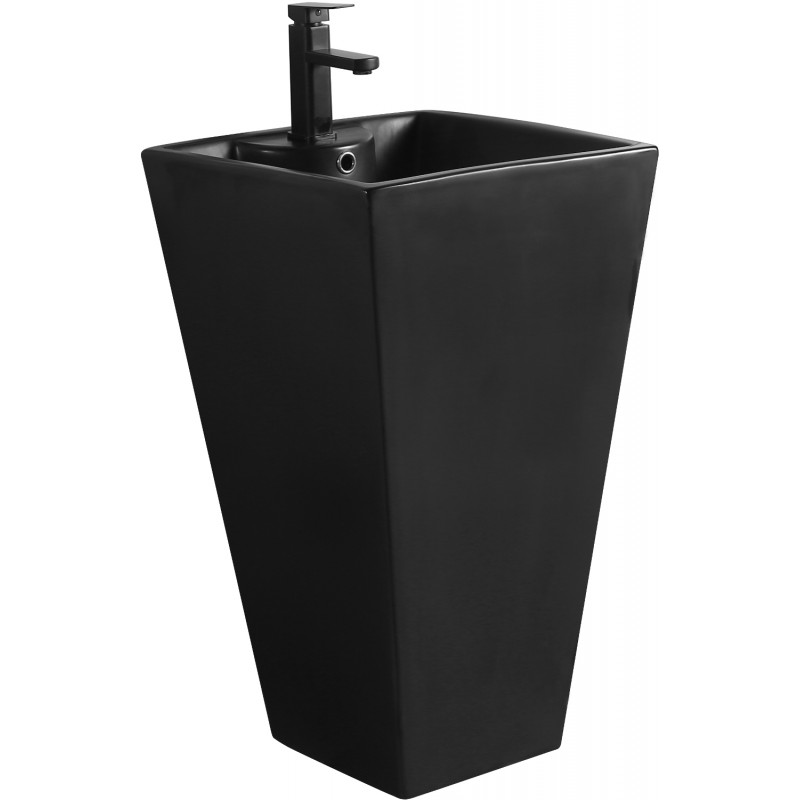 Mexen Pia lavabo autoportant 47 x 47 cm, noir mat - 26104770