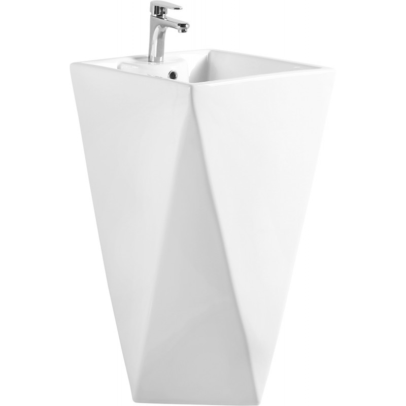 Mexen Ida lavabo autoportant 47 x 47 cm, blanc - 26114600