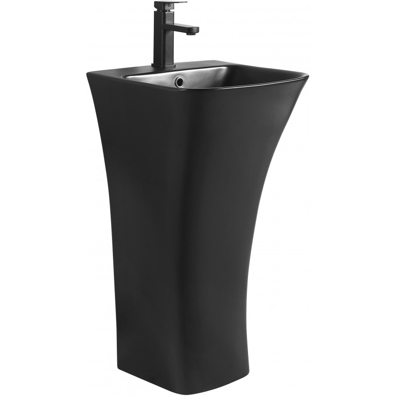 Mexen Nel lavabo autoportant 44 x 43 cm, noir mat - 26134570