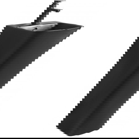 Mexen Nel lavabo autoportant 45 x 44 cm, noir mat - 26134570