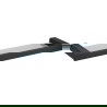 Mexen Pavo étagère murale en verre, Noir - 7030437-70
