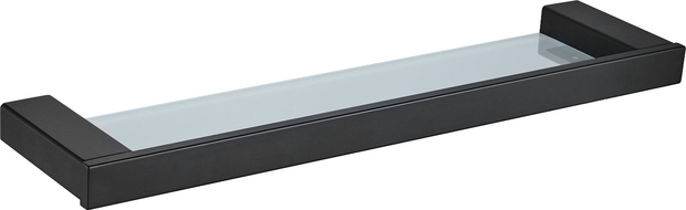 Mexen Pavo étagère murale en verre, Noir - 7030437-70