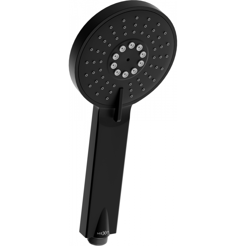 Mexen R-40 pommeau de douche 3 fonctions, noir - 79540-70