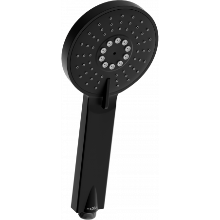 Mexen R-40 pommeau de douche 3 fonctions, noir - 79540-70