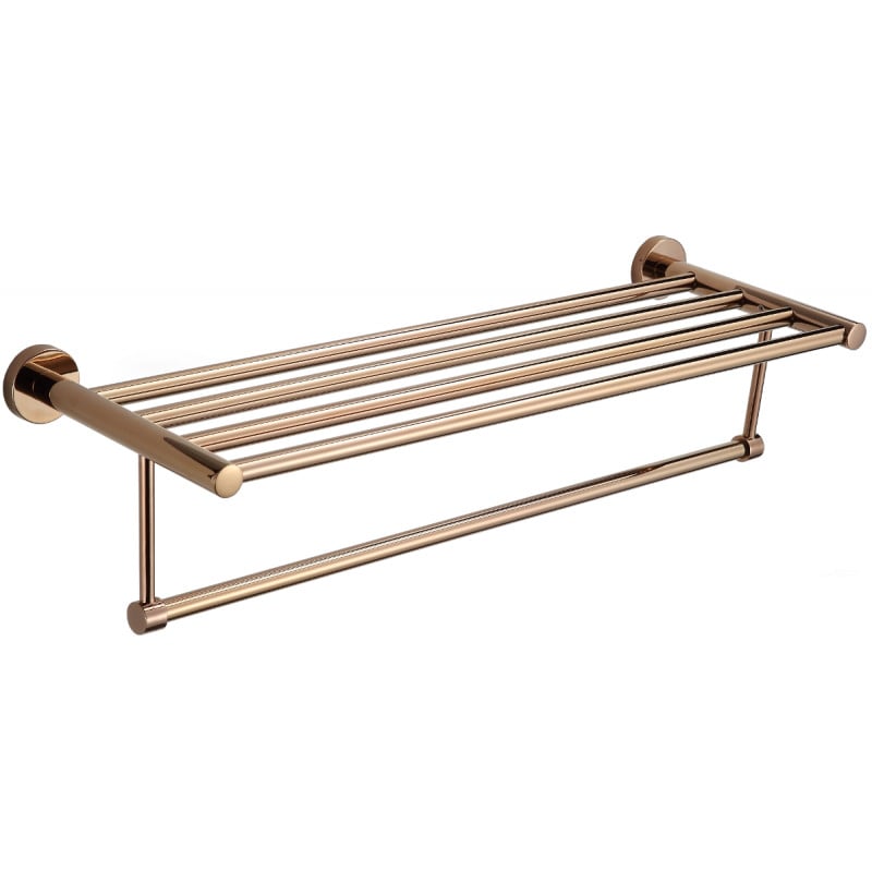 Mexen Remo étagère à serviette, or rose - 7050720-60