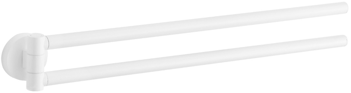 Mexen Remo double porte-serviettes rotatif, Blanc - 70507255-20