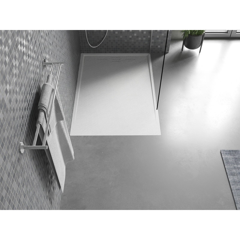 Mexen Amon receveur de douche rectangulaire SMC 100 x 70 cm, blanc - 4F107010