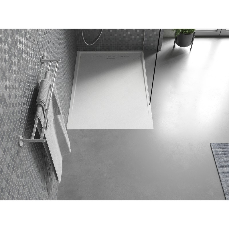 Mexen Amon receveur rectangulaire SMC 100 x 70 cm, blanc - 4F107010