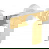 Mexen Alfa robinet de douche, Blanc/Or - 745740-25
