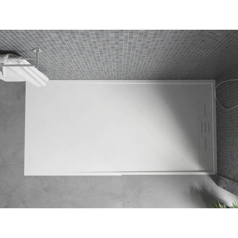 Mexen Amon receveur de douche rectangulaire SMC 140 x 70 cm, blanc - 4F107014