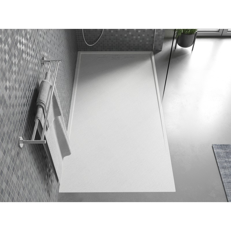 Mexen Amon receveur de douche rectangulaire SMC 140 x 70 cm, blanc - 4F107014