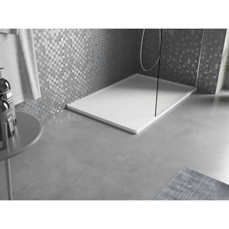 Mexen Amon receveur rectangulaire SMC 90 x 70 cm, blanc - 4F107090