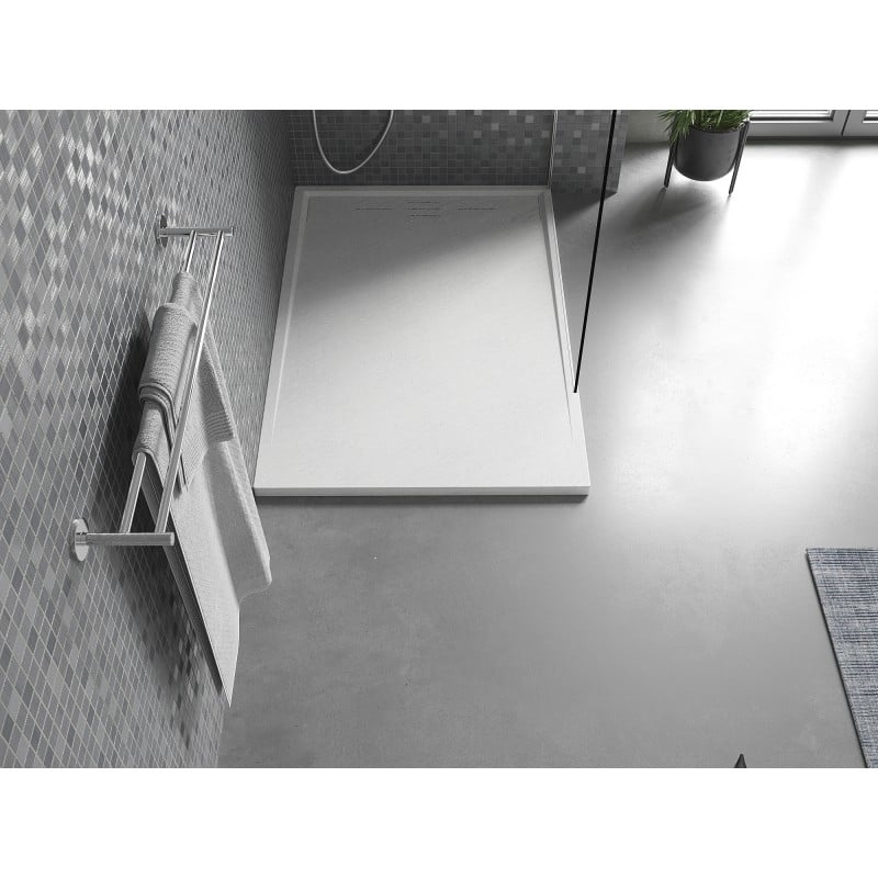 Mexen Amon receveur de douche rectangulaire SMC 130 x 80 cm, blanc - 4F108013