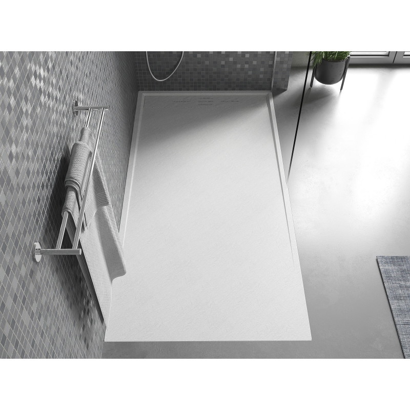 Mexen Amon receveur de douche rectangulaire SMC 140 x 80 cm, blanc - 4F108014