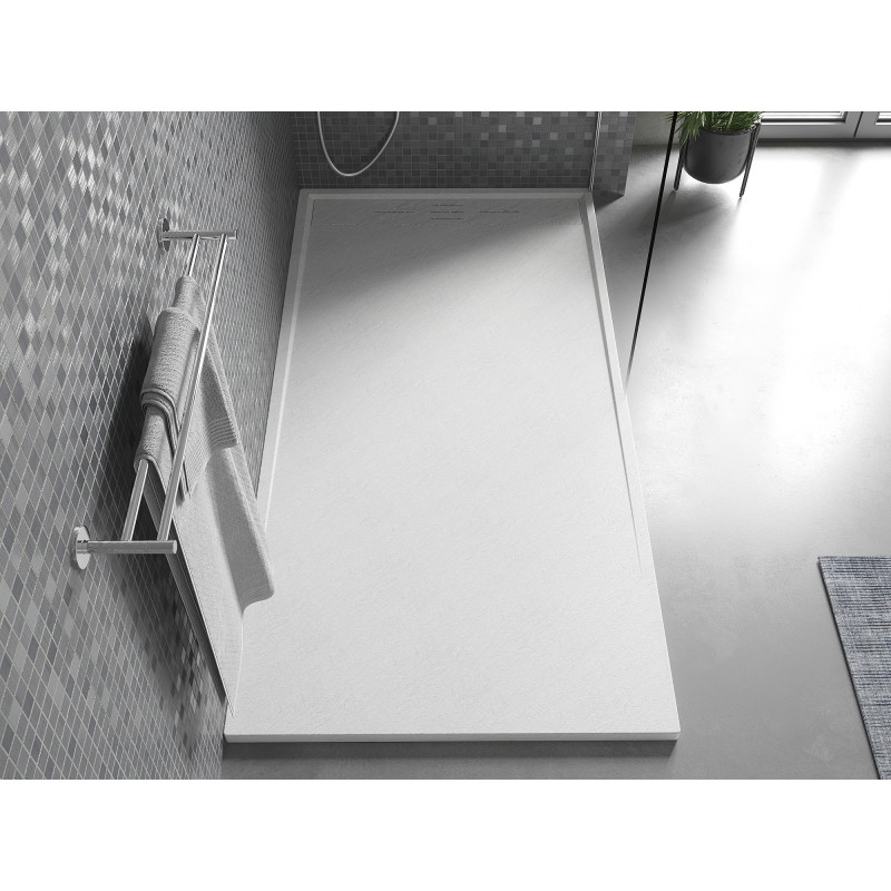 Mexen Amon receveur de douche rectangulaire SMC 140 x 80 cm, blanc - 4F108014