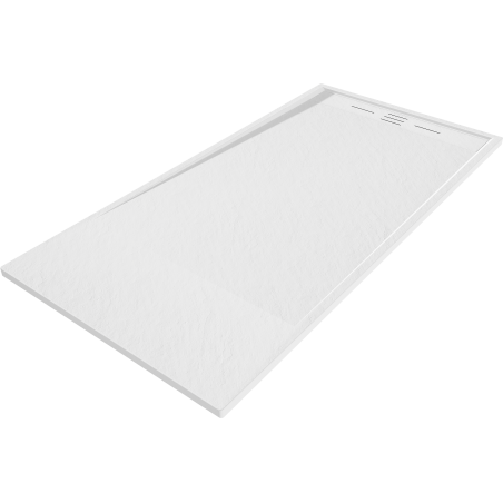 Mousse Amon receveur rectangulaire SMC 140 x 80 cm, blanc - 4F108014