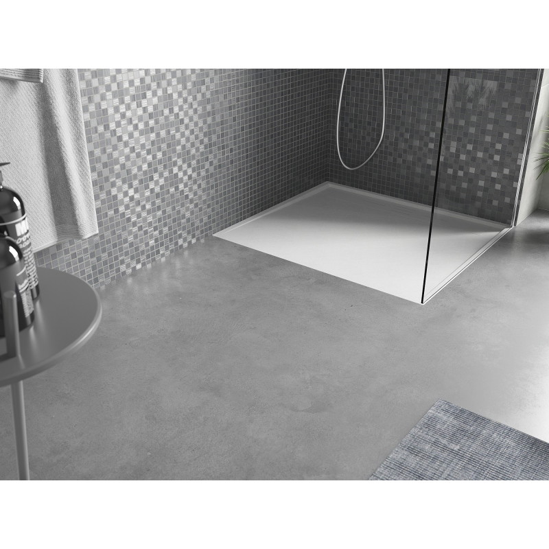 Mexen Amon receveur rectangulaire SMC 100 x 90 cm, blanc - 4F109010