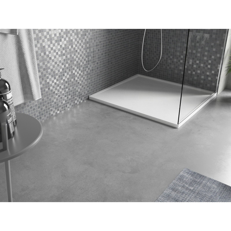 Mexen Amon receveur rectangulaire SMC 100 x 90 cm, blanc - 4F109010