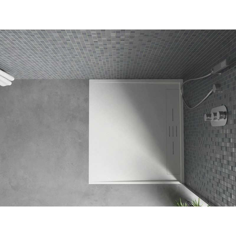 Mexen Amon receveur rectangulaire SMC 100 x 90 cm, blanc - 4F109010