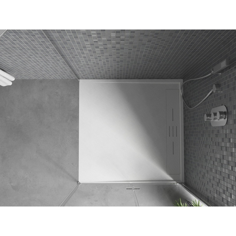 Mexen Amon receveur de douche carré SMC 100 x 100 cm, blanc - 4F101010