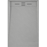 Bac à douche rectangulaire SMC 100 x 80 cm, gris - 4F618010