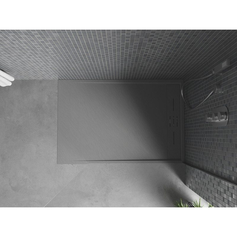 Mexen Amon receveur de douche rectangulaire SMC 120 x 80 cm, gris - 4F618012