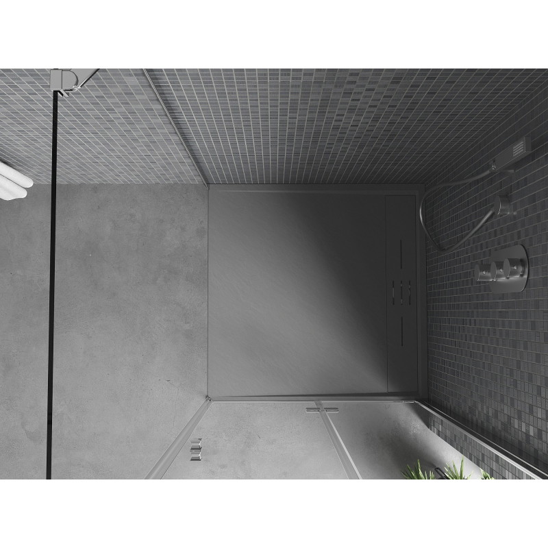 Mexen Amon receveur de douche carré SMC 80 x 80 cm, gris - 4F618080