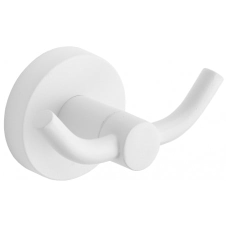 Mexen Remo crochet porte-serviettes double, Blanc - 70507352-20