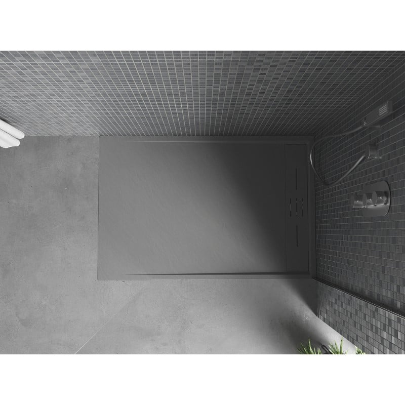 Mexen Amon receveur de douche rectangulaire SMC 120 x 90 cm, gris - 4F619012