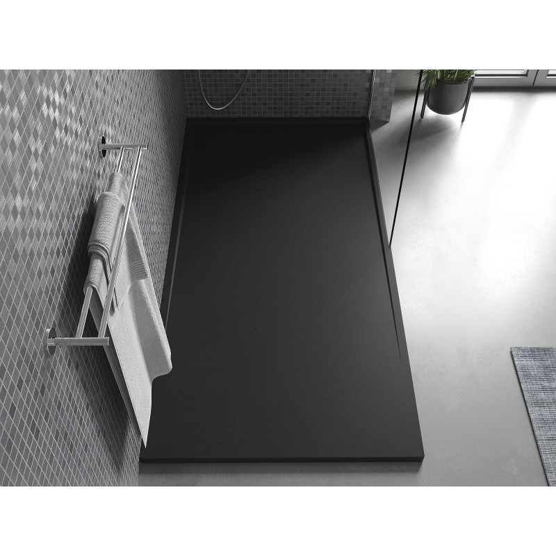 Mexen Amon receveur de douche rectangulaire SMC 140 x 70 cm, noir - 4F707014