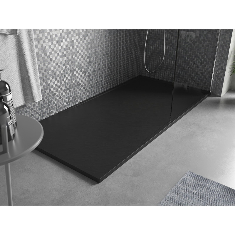 Mexen Amon receveur de douche rectangulaire SMC 140 x 70 cm, noir - 4F707014