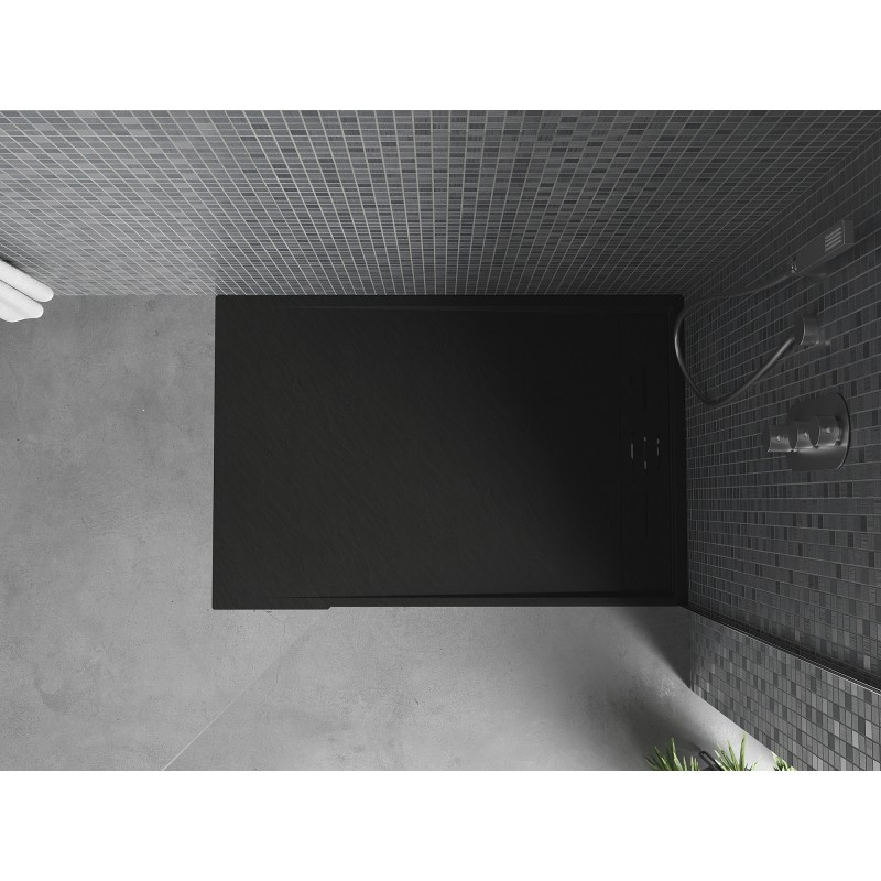 Mexen Amon receveur de douche rectangulaire SMC 90 x 70 cm, noir - 4F707090