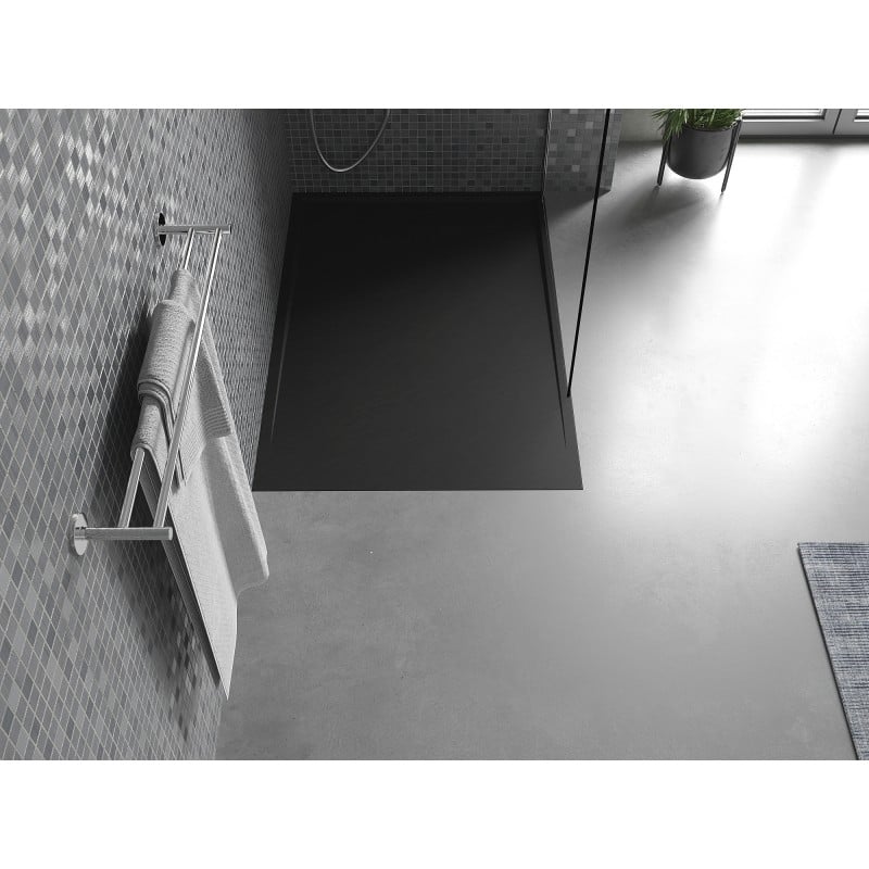 Mexen Amon receveur de douche rectangulaire SMC 100 x 80 cm, noir - 4F708010