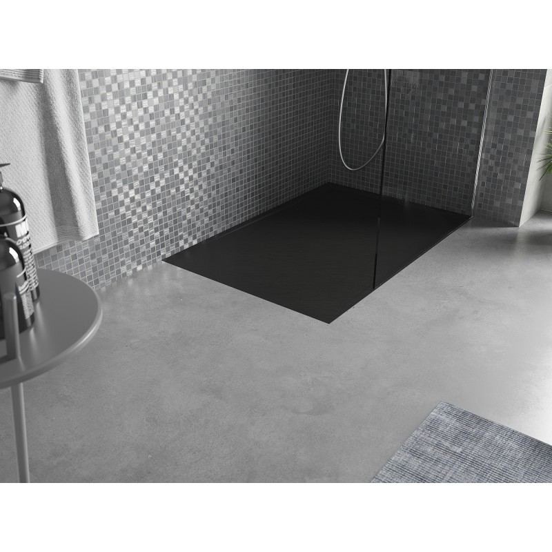 Mexen Amon receveur de douche rectangulaire SMC 130 x 80 cm, noir - 4F708013