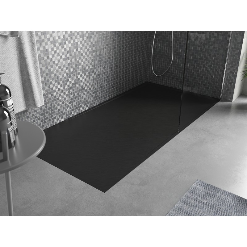Mexen Amon receveur de douche rectangulaire SMC 140 x 80 cm, noir - 4F708014