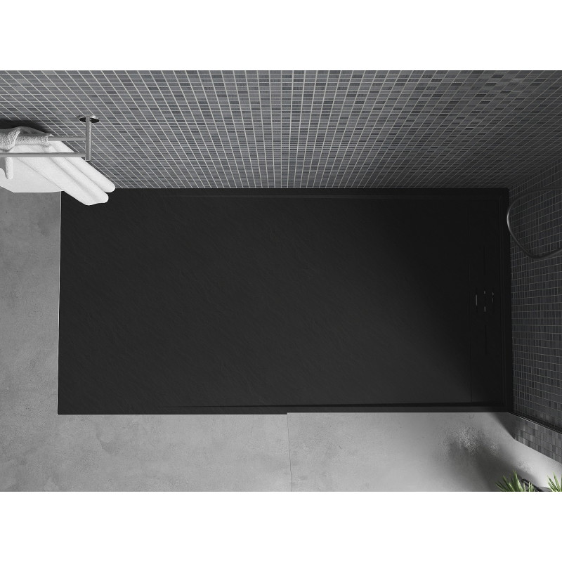 Mexen Amon receveur de douche rectangulaire SMC 150 x 80 cm, noir - 4F708015